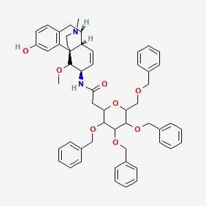 molecular formula C54H60N2O8 B10847123 Benzyl derivative of M6G 