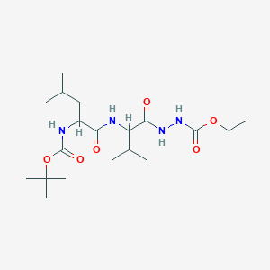 molecular formula C19H36N4O6 B10847180 Boc-Agly-Val-Agly-OEt 