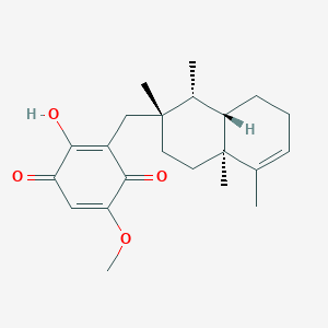 molecular formula C22H30O4 B10847189 Bolinaquinone CAS No. 216498-95-2