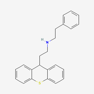 N-(2-phenylethyl)-2-(9H-thioxanthen-9-yl)ethanamine