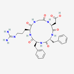 molecular formula C30H38N8O7 B10847273 c(RGDfF) 