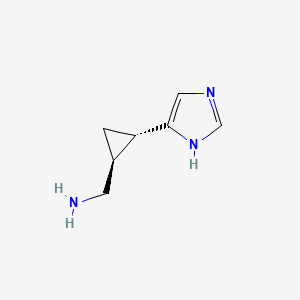 C-[2-(1H-Imidazol-4-yl)-cyclopropyl]-methylamine