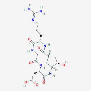 c[-Arg-Gly-Asp-Acpca34-]