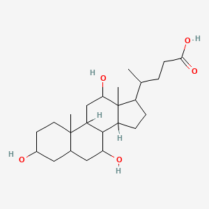 Cholan-24-oic acid, 3,7,12-trihydroxy-, (3alpha,5beta,7alpha,12alpha)-