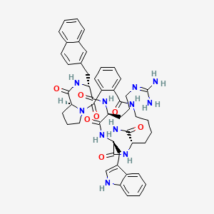 c[CO-o-C6H4-CO-Pro-D-Nal(2)-Arg-Trp-Lys]-NH2