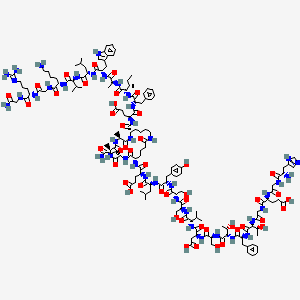 molecular formula C154H231N41O47 B10847350 c[hGlu22-Lys26][Gly8]GLP-1(7-37)-NH2 