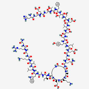 molecular formula C149H230N42O47 B10847391 c[Glu24-Lys28][Gly8]GLP-1(7-37)-NH2 