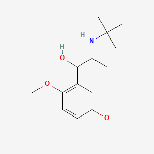 molecular formula C15H25NO3 B10847395 Butaxamine CAS No. 33997-55-6