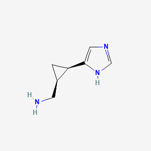 [(1S,2R)-2-(1H-imidazol-5-yl)cyclopropyl]methanamine