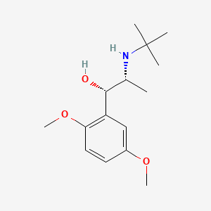 molecular formula C15H25NO3 B10847543 Butaxamina CAS No. 60934-52-3