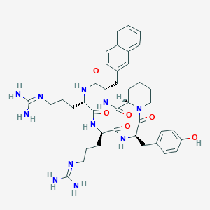 cyclo(-D-Tyr-D-Arg-L-Arg-L-Nal-L-Pic-)