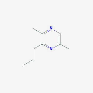 molecular formula C9H14N2 B108480 2,5-二甲基-3-丙基吡嗪 CAS No. 18433-97-1