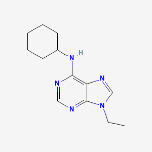 Cyclohexyl-(9-ethyl-9H-purin-6-yl)-amine