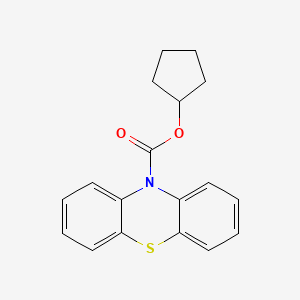 cyclopentyl 10H-phenothiazine-10-carboxylate