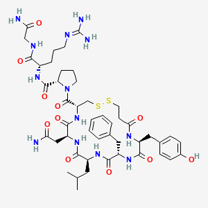 molecular formula C47H67N13O11S2 B10848053 d[Leu4]AVP 