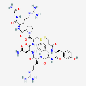 molecular formula C47H68N16O11S2 B10848078 d[Arg4]AVP 