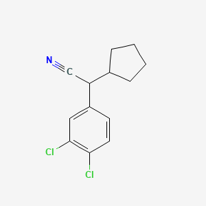 Cyclopentyl-(3,4-dichloro-phenyl)-acetonitrile