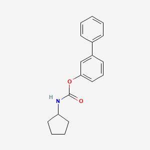 Cyclopentylcarbamic Acid Biphenyl-3-yl Ester