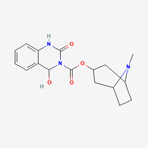 (8-Methyl-8-azabicyclo[3.2.1]octan-3-yl) 4-hydroxy-2-oxo-1,4-dihydroquinazoline-3-carboxylate