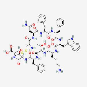 Des-AA1,2,4,13-[D-Trp8]SRIF