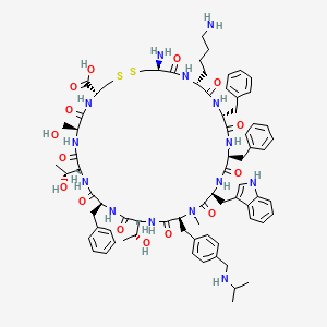 Des-AA1,2,5-[D-Trp8,(NalphaMe)IAmp9]SRIF