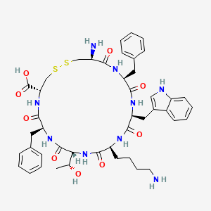 Des-AA1,2,4,5,6,12,13-[D-Trp8]SRIF