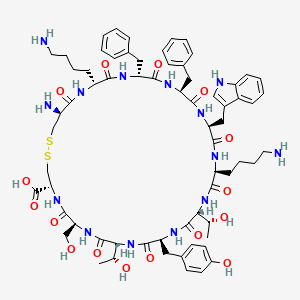 Des-AA1,2,5-[D-Trp8,Tyr11]SRIF