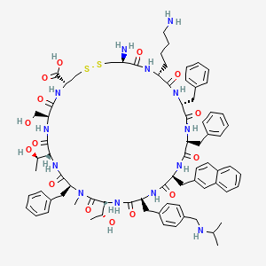 Des-AA1,2,5-[D-Nal8,IAmp9,(NalphaMe)Phe11]SRIF