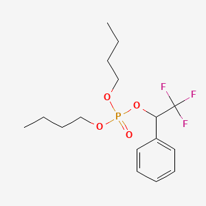 Dibutyl 2,2,2-trifluoro-1-phenylethyl phosphate