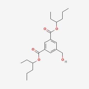 molecular formula C21H32O5 B10848310 Dihexan-3-yl 5-(hydroxymethyl)isophthalate 