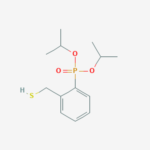 molecular formula C13H21O3PS B10848317 Bis(1-Methylethyl) [2-(Sulfanylmethyl)phenyl]phosphonate 