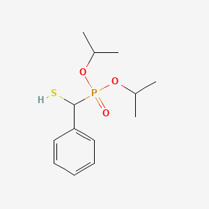 Diisopropyl mercapto(phenyl)methylphosphonate