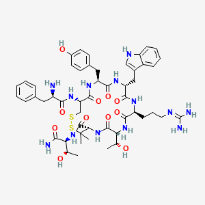 D-Phe-Cys-Tyr-D-Trp-Arg-Thr-Pen-Thr-NH2(CTAP)