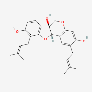 molecular formula C26H30O5 B10848451 Erystagallin A 