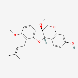 molecular formula C22H24O5 B10848472 Erythribyssin A 