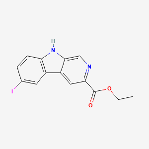 ethyl 6-iodo-9H-pyrido[3,4-b]indole-3-carboxylate