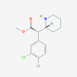 molecular formula C14H17Cl2NO2 B10848505 Erythro-3,4-dichloromethylphenidate hydrochloride 