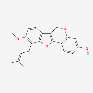 molecular formula C21H20O4 B10848521 eryvarin D 