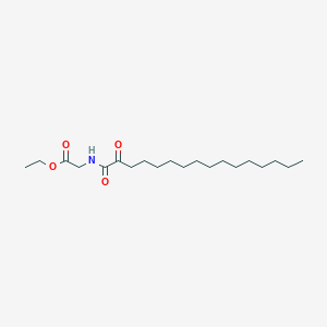 Ethyl 2-(2-oxohexadecanamido)acetate