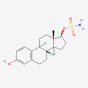 molecular formula C18H25NO4S B10848564 estradiol 17-O-sulfamate 