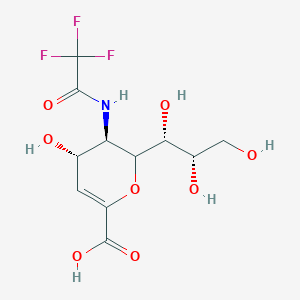 (3R,4S)-4-hydroxy-3-[(2,2,2-trifluoroacetyl)amino]-2-[(1R,2S)-1,2,3-trihydroxypropyl]-3,4-dihydro-2H-pyran-6-carboxylic acid