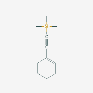 molecular formula C11H18Si B108486 [2-(Cyclohex-1-en-1-yl)ethynyl]trimethylsilane CAS No. 17988-44-2