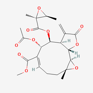 molecular formula C23H28O10 B10848651 Enhydrine 