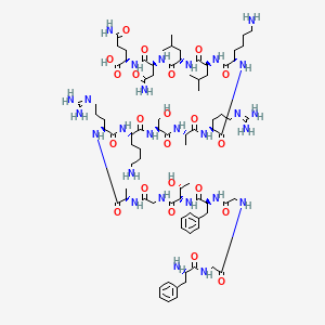 molecular formula C82H135N27O22 B10848691 Fggftgarksarkllnq 