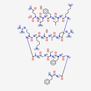 molecular formula C85H133N27O23 B10848696 Fggftgarksarklynq 