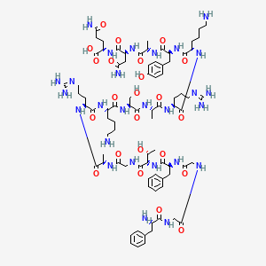 molecular formula C82H127N27O23 B10848715 Fggftgarksarkyanq 