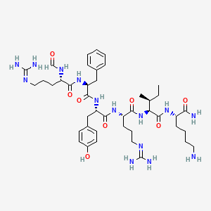 molecular formula C43H68N14O8 B10848760 For-RYYRIK-NH2 