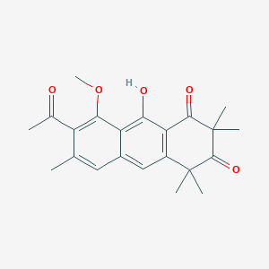 molecular formula C22H24O5 B10848826 Garveatin C 