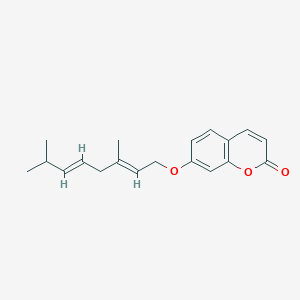 molecular formula C19H22O3 B10848844 Geranylcoumarin 