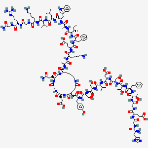 molecular formula C152H228N42O47 B10848850 Glu20-Lys24][Gly8][GLP-1(7-37)-NH2 